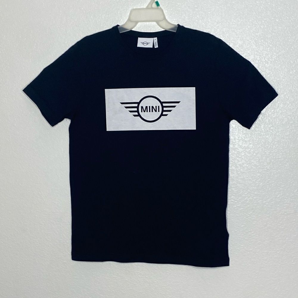 MINI COOPER Men’s Black 100% Cotton Round Neck T Shirt Size M. NWOT